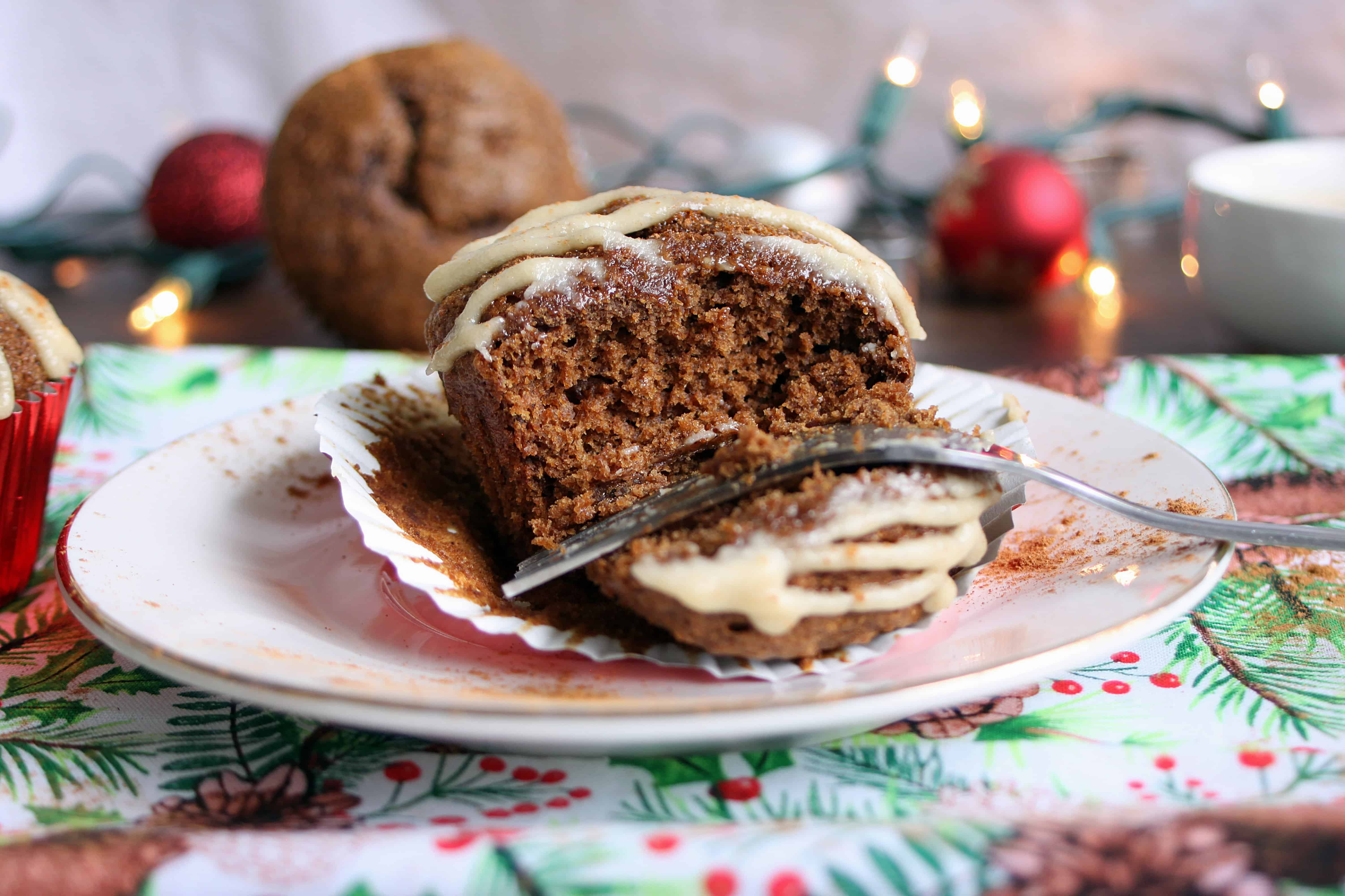 Healthy Gingerbread Muffins