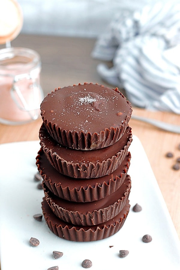 chocolate-almond-butter-cups-stack
