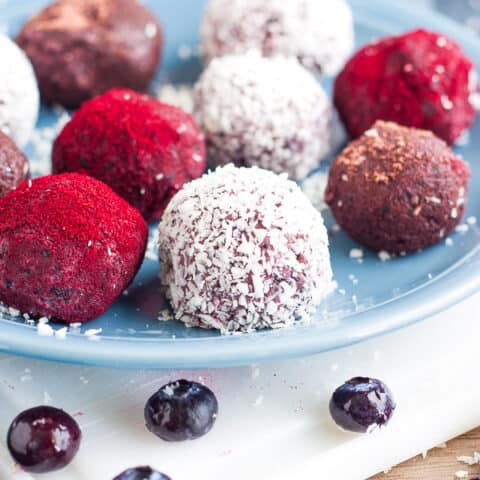 Coconut Blueberry Bliss Balls