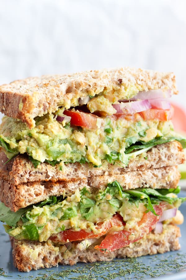 Chickpea Avocado Sandwich - plant.well