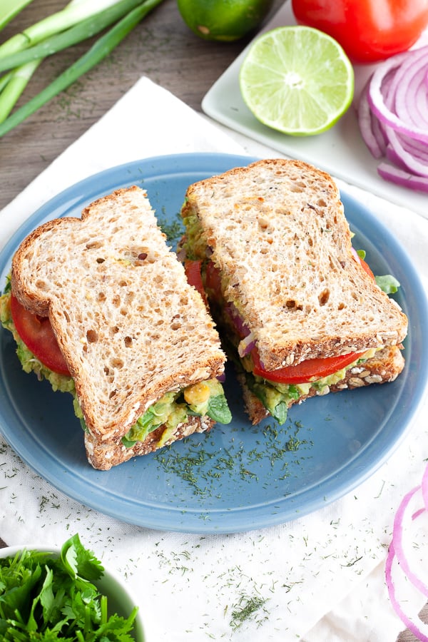 Chickpea Avocado Sandwich - plant.well