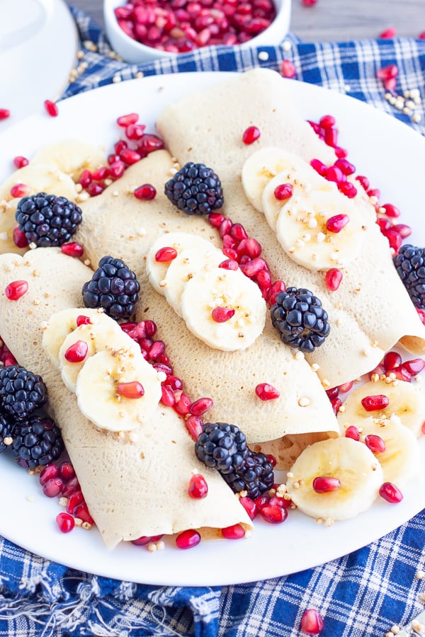 Homemade Vegan Crepes