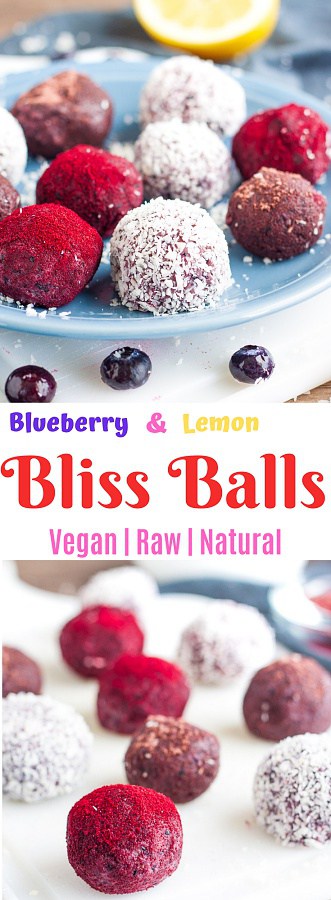 Blueberry Lemon Bliss Balls