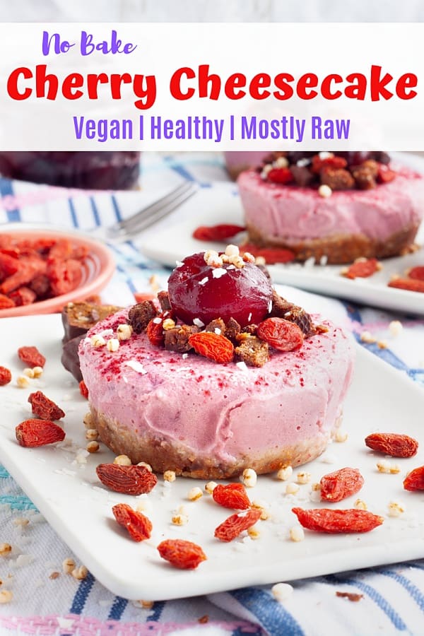 No Bake Cherry Cheesecake - plant.well