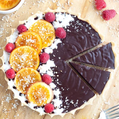 Easy Chocolate Orange Tart