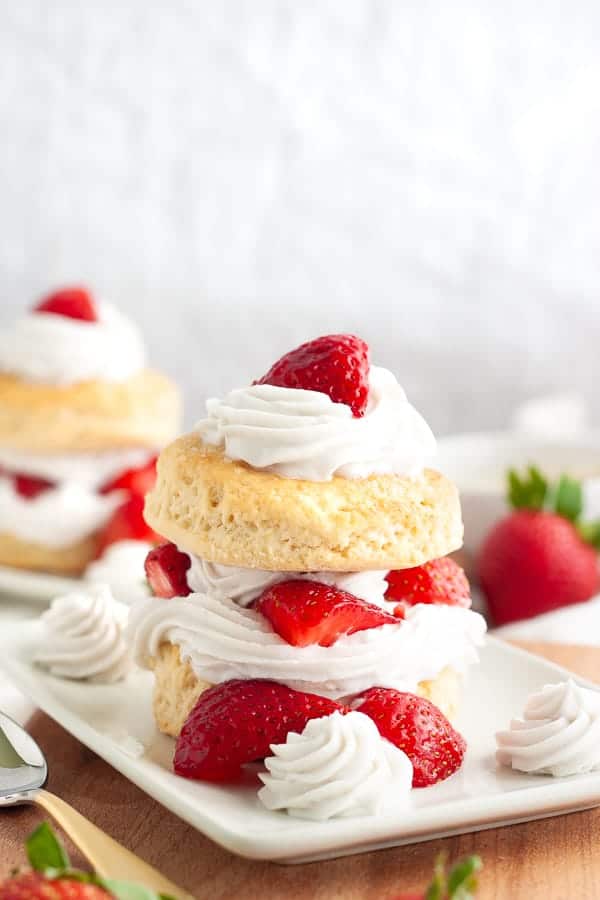 Simple Vegan Strawberry Shortcake