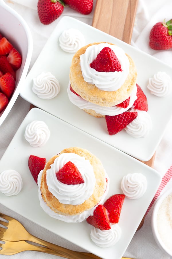 Quick Vegan Strawberry Shortcake