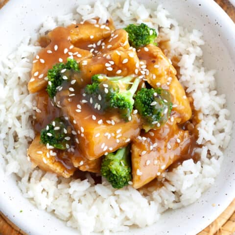 Vegetarian Orange Tofu