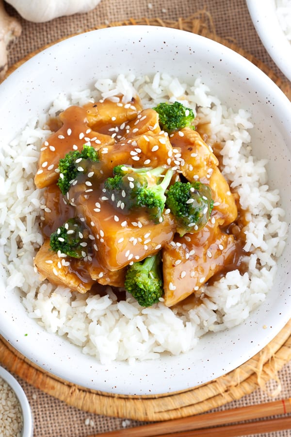 Vegetarian Orange Tofu