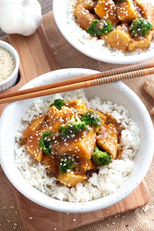 Easy Orange Tofu