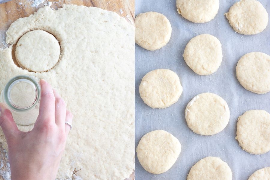 Vegan Strawberry Shortcake Biscuit Dough