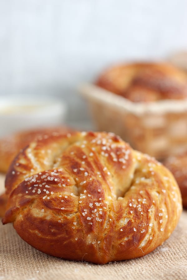 Healthy Vegan Soft Pretzels