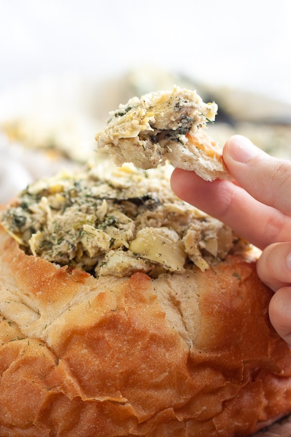 Dairy Free Spinach Artichoke Dip