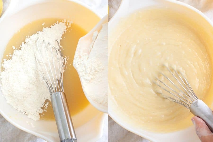 Vegan Lemon Loaf Batter