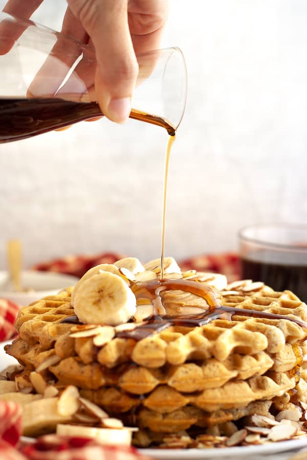 Easy Vegan Waffles Breakfast