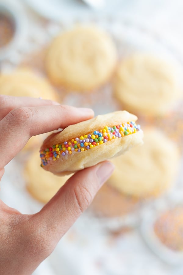 Vegan Vanilla Sandwich Cookies