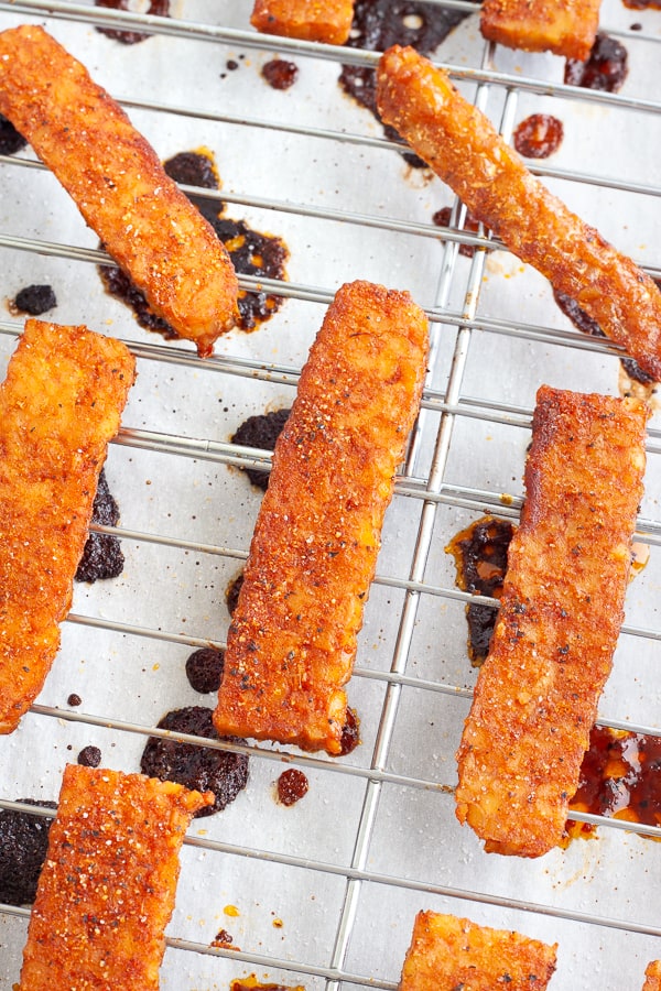 Vegan BLT Baked Tempeh