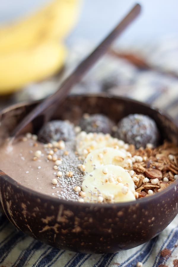 Vegan Chocolate Banana Smoothie