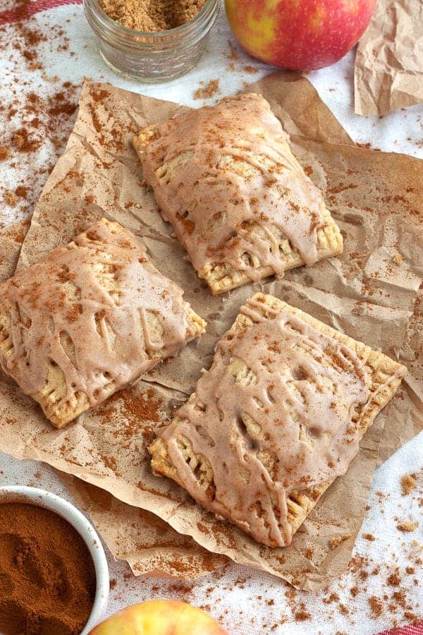 Homemade Apple Cinnamon Pop Tarts - Peanut Butter and Jilly