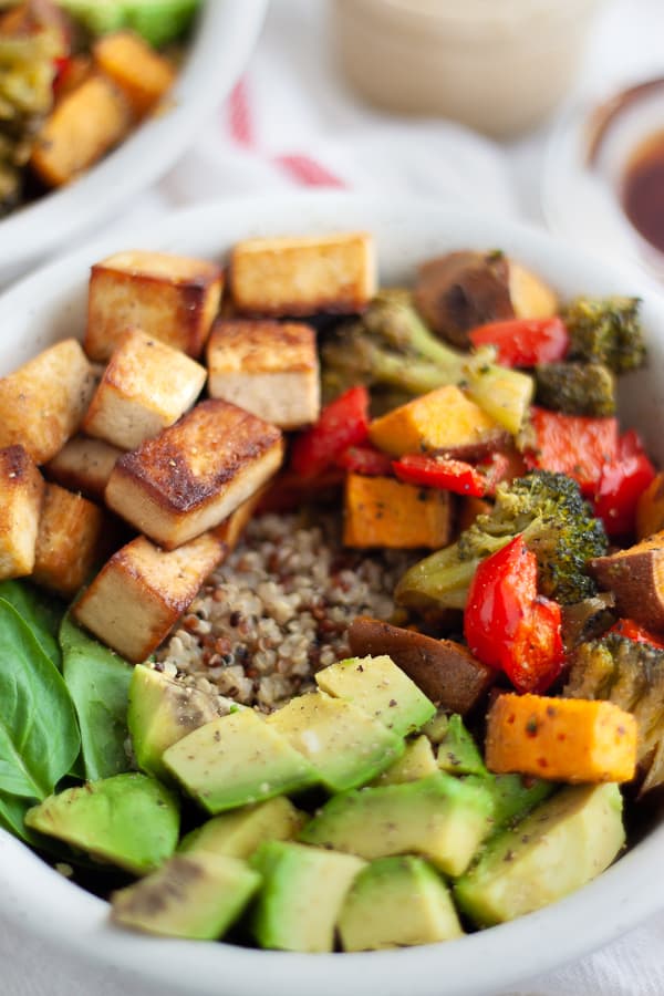 Baked Tofu Bowl