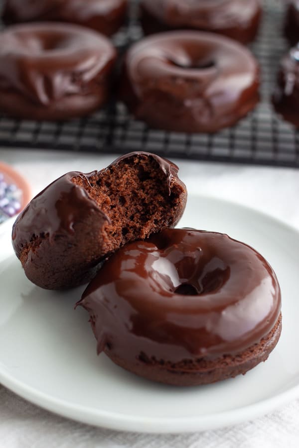 Double Chocolate Sprinkle Donuts