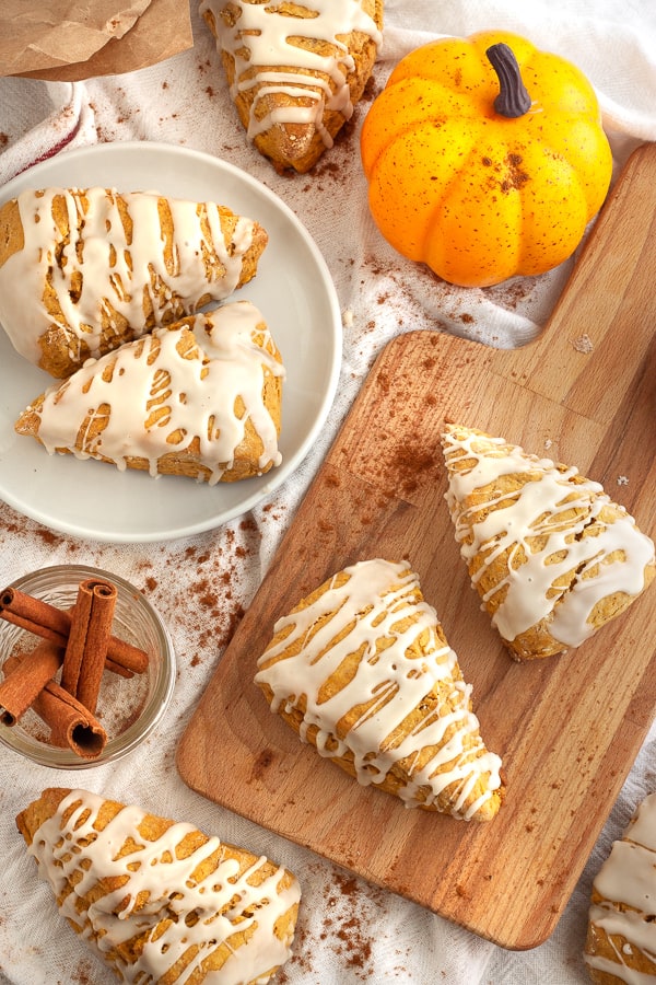 Healthy Vegan Pumpkin Scones