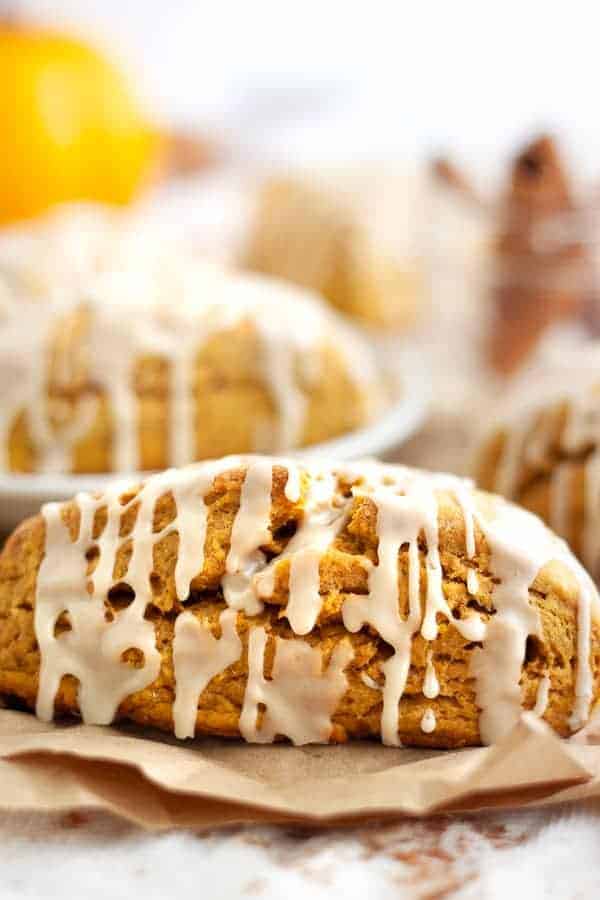 Vegan Starbucks Copycat Pumpkin Scones