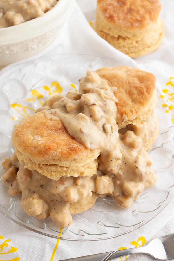 Vegetarian Biscuits and Gravy