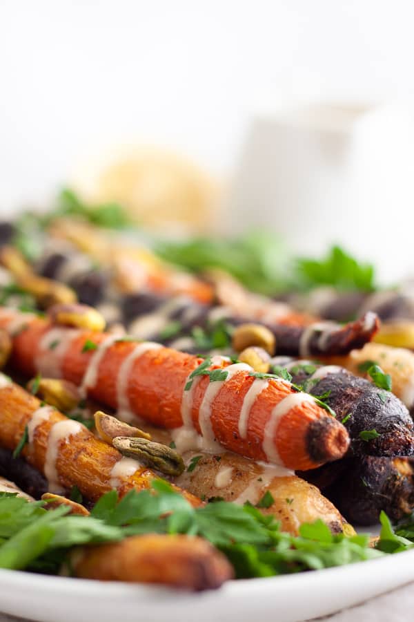 Maple Glazed Roasted Carrots