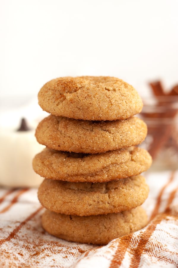 Soft Crinkle Vegan Snickerdoodles