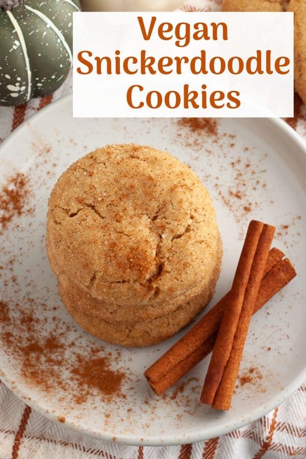 Vegan Snickerdoodle Cookies