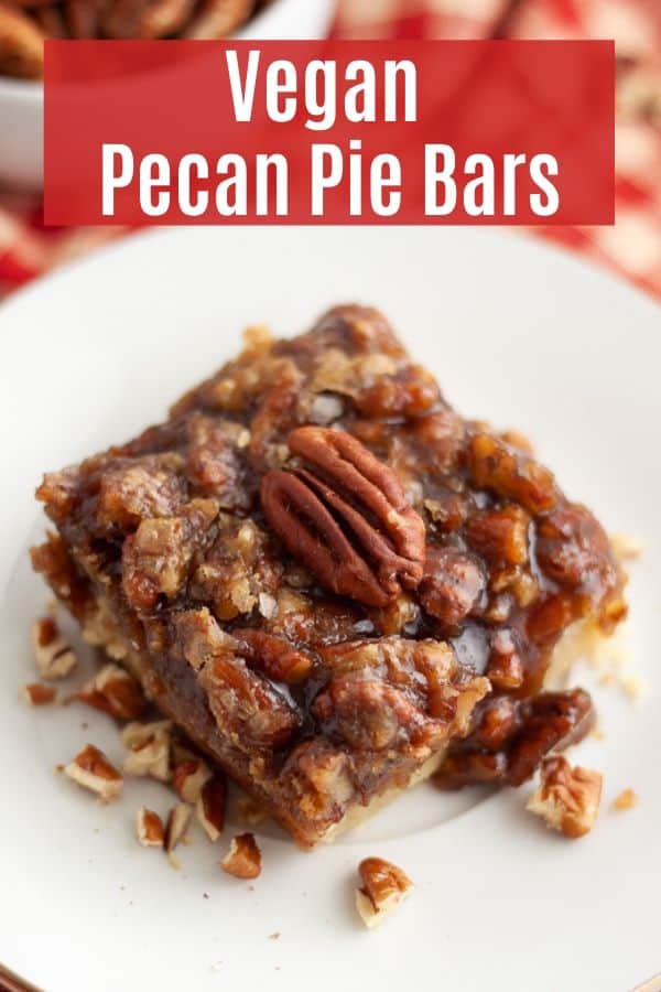 Vegan Pecan Pie Bars