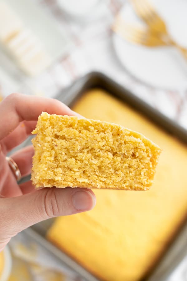 Eggless Cornbread Recipe