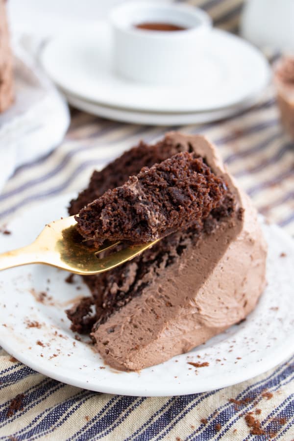 Decadent Dairy Free Chocolate Cake