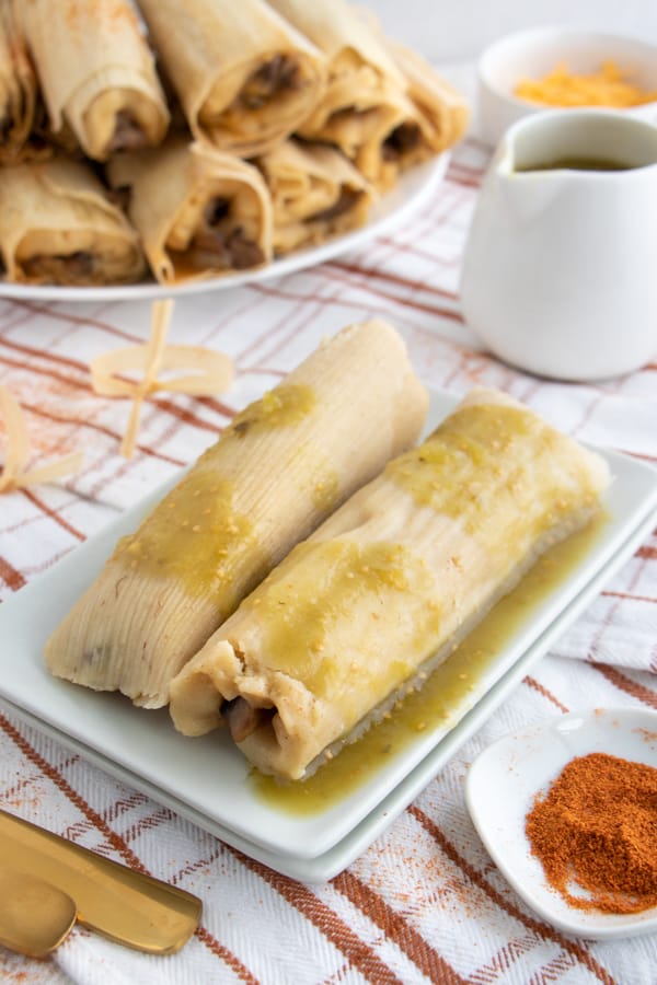 Homemade Vegetarian Tamales