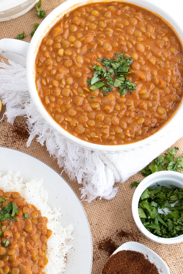 High Protein Lentil Dahl