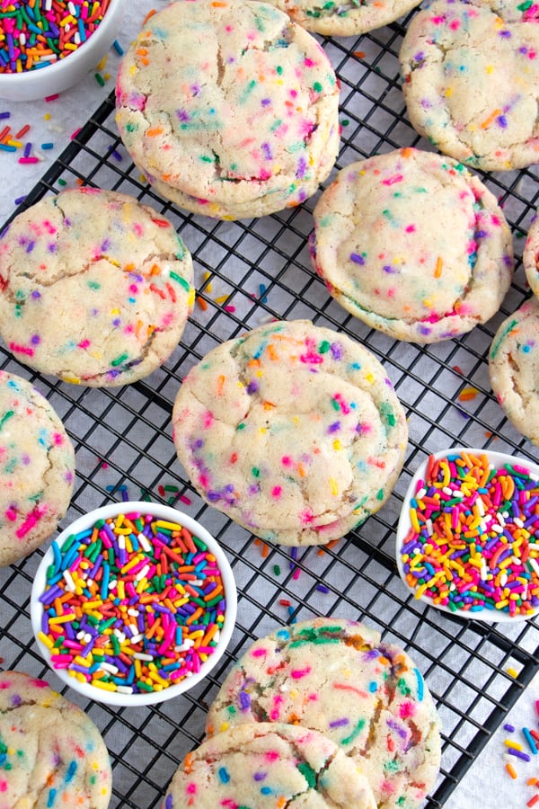 Vegan Funfetti Sugar Cookies