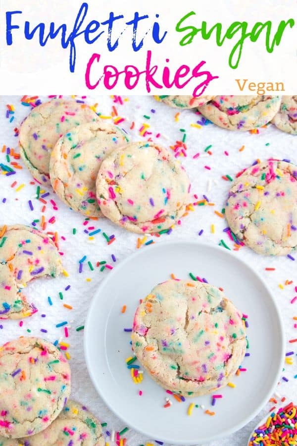 Vegan Funfetti Cookies