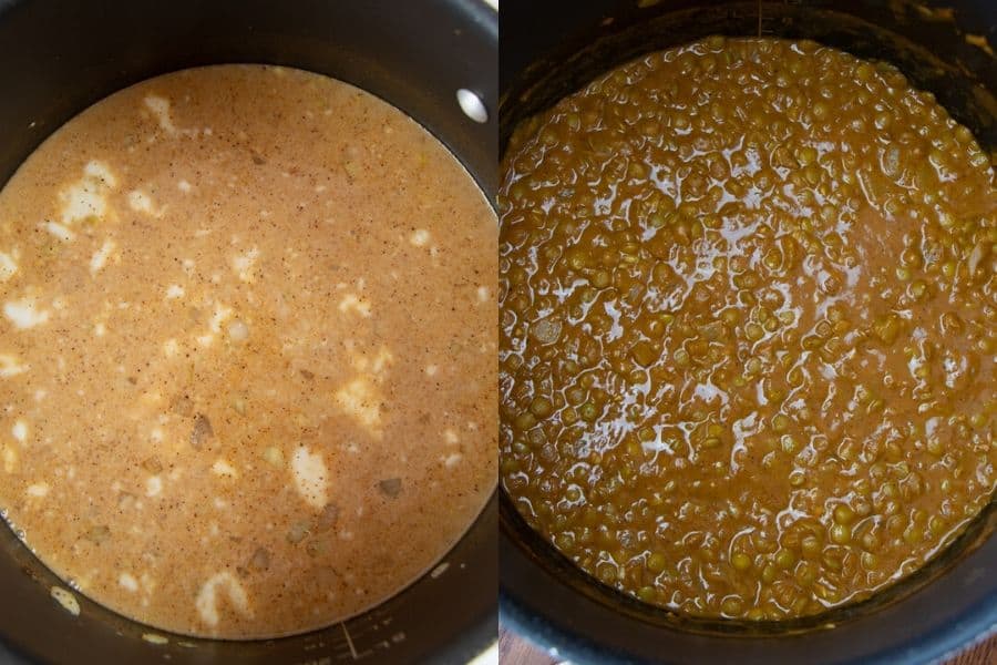 Lentil Dahl Cooking