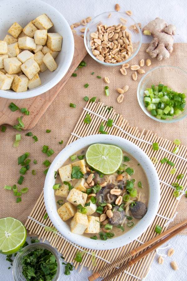 Vegan Ramen Noodle Soup Recipe