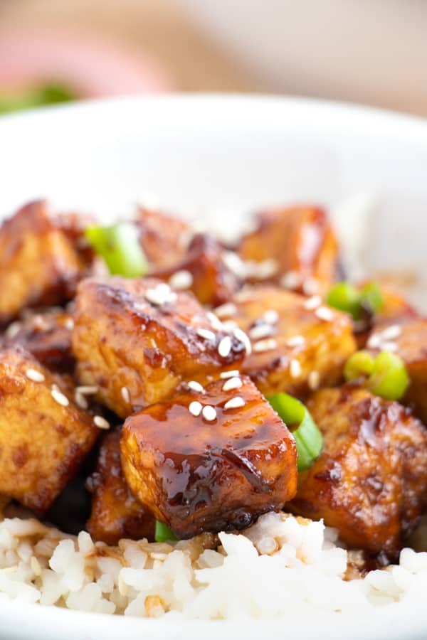 Glazed Teriyaki Tofu