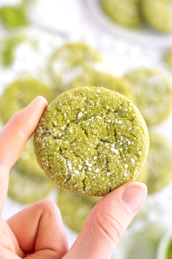 Chewy Matcha Cookies