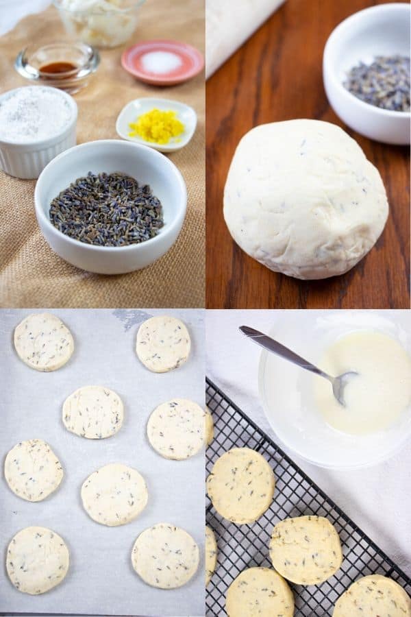 Lavender Cookies Ingredients