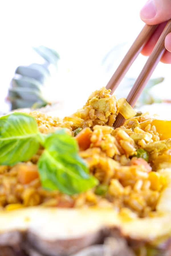 Vegetarian Fried Rice with Tofu