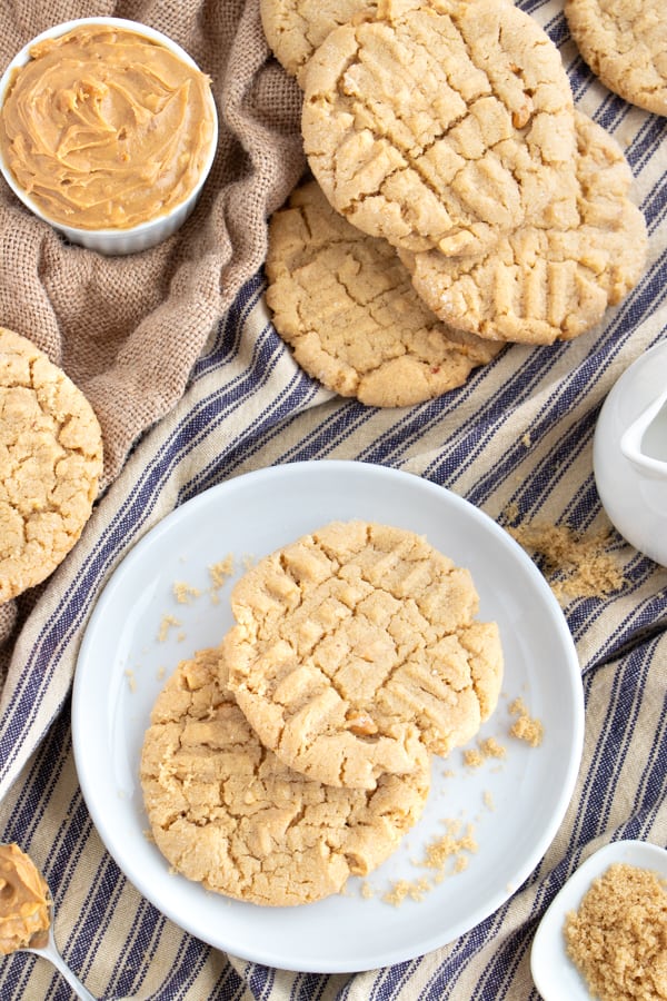 One Bowl Peanut Butter Cookies