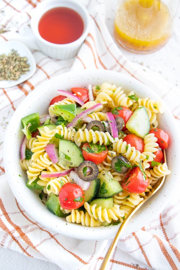 Vegan Italian Pasta Salad 