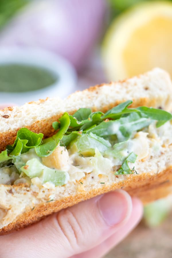 Easy Vegan Chickpea Salad