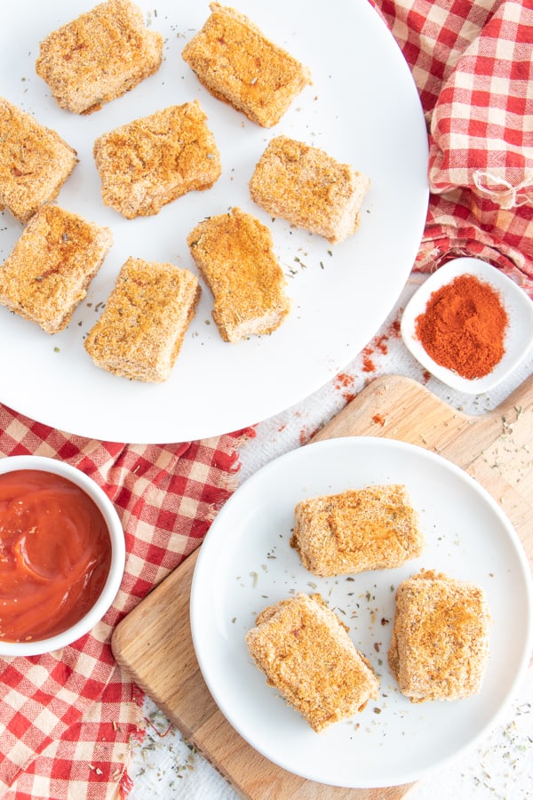 Baked Vegan Chicken Fingers