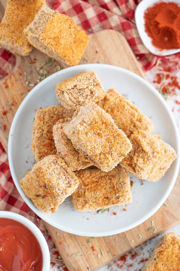 Crispy Baked Tofu Nuggets