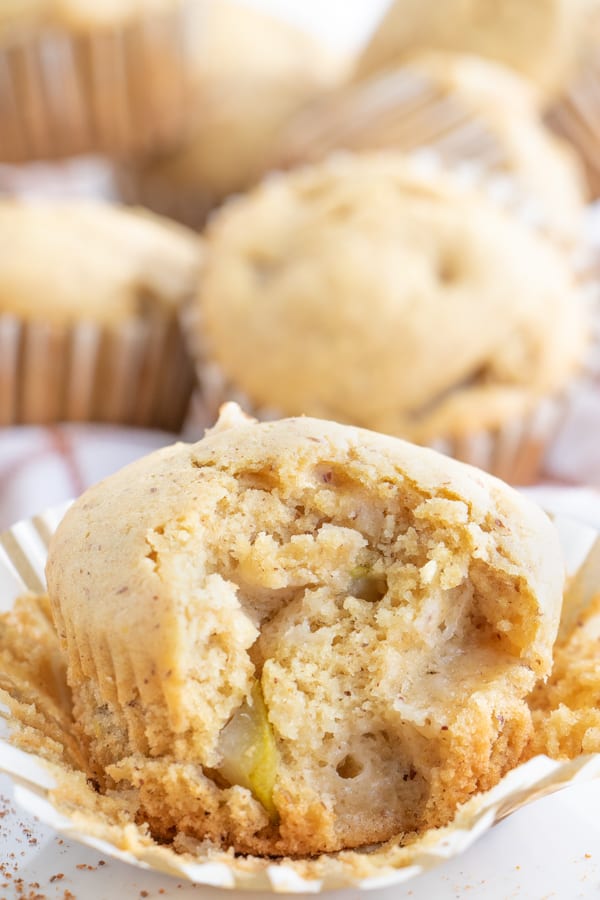 Gingerbread Pear Muffins